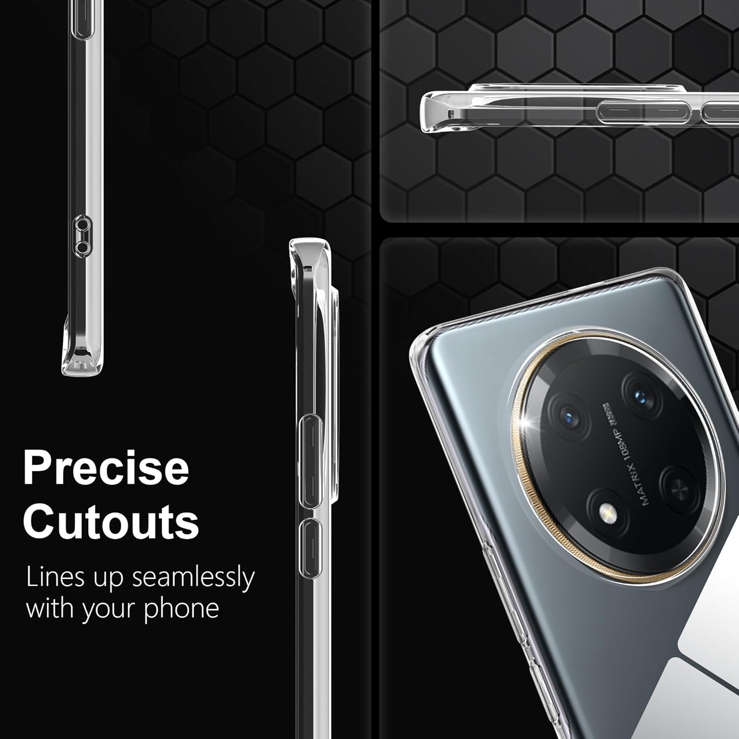 Fitudoos Cover per Honor Magic 7 Lite - Trasparente - immagine 2