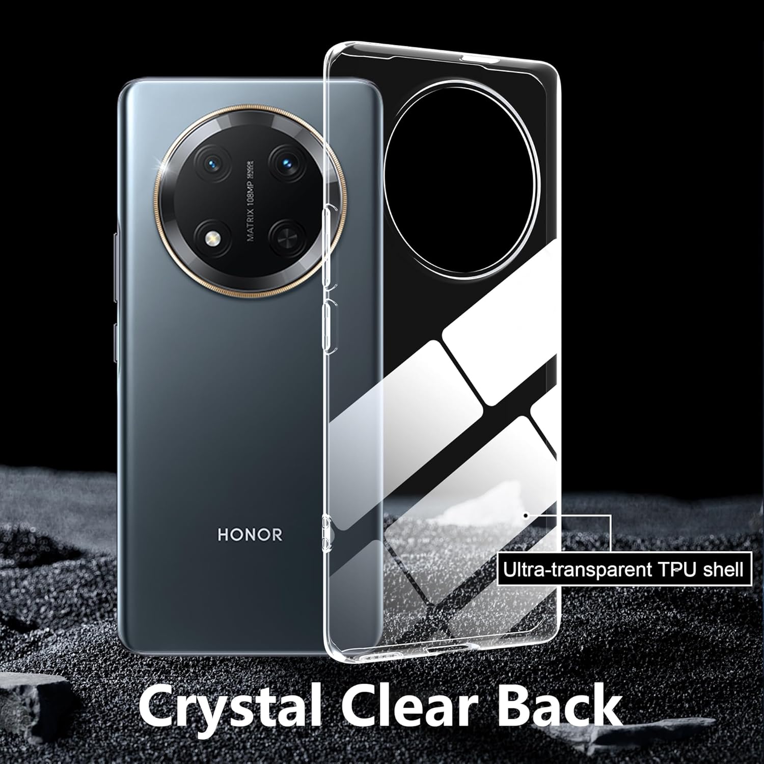 Fitudoos Cover per Honor Magic 7 Lite - Trasparente - immagine 3