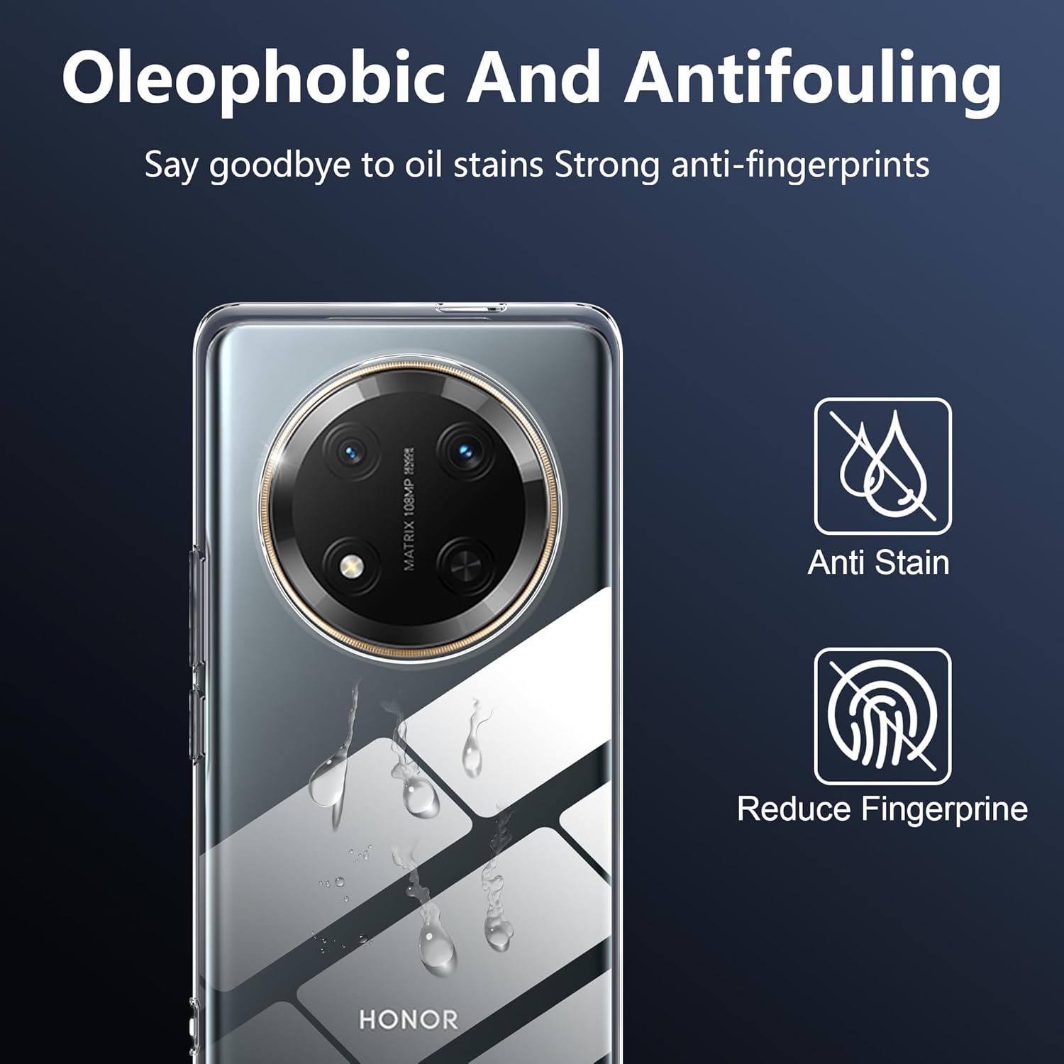 Fitudoos Cover per Honor Magic 7 Lite - Trasparente - immagine 4