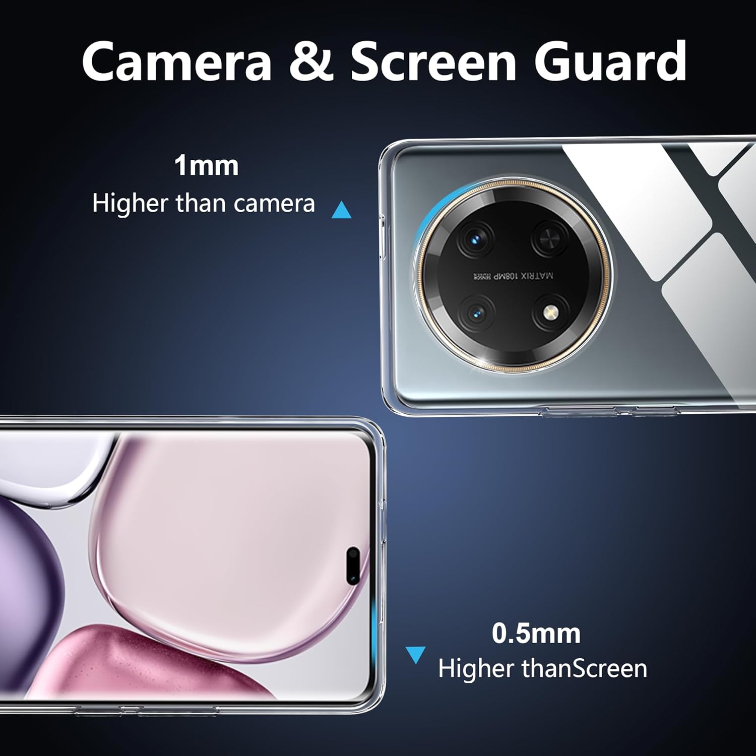 Fitudoos Cover per Honor Magic 7 Lite - Trasparente - immagine 5