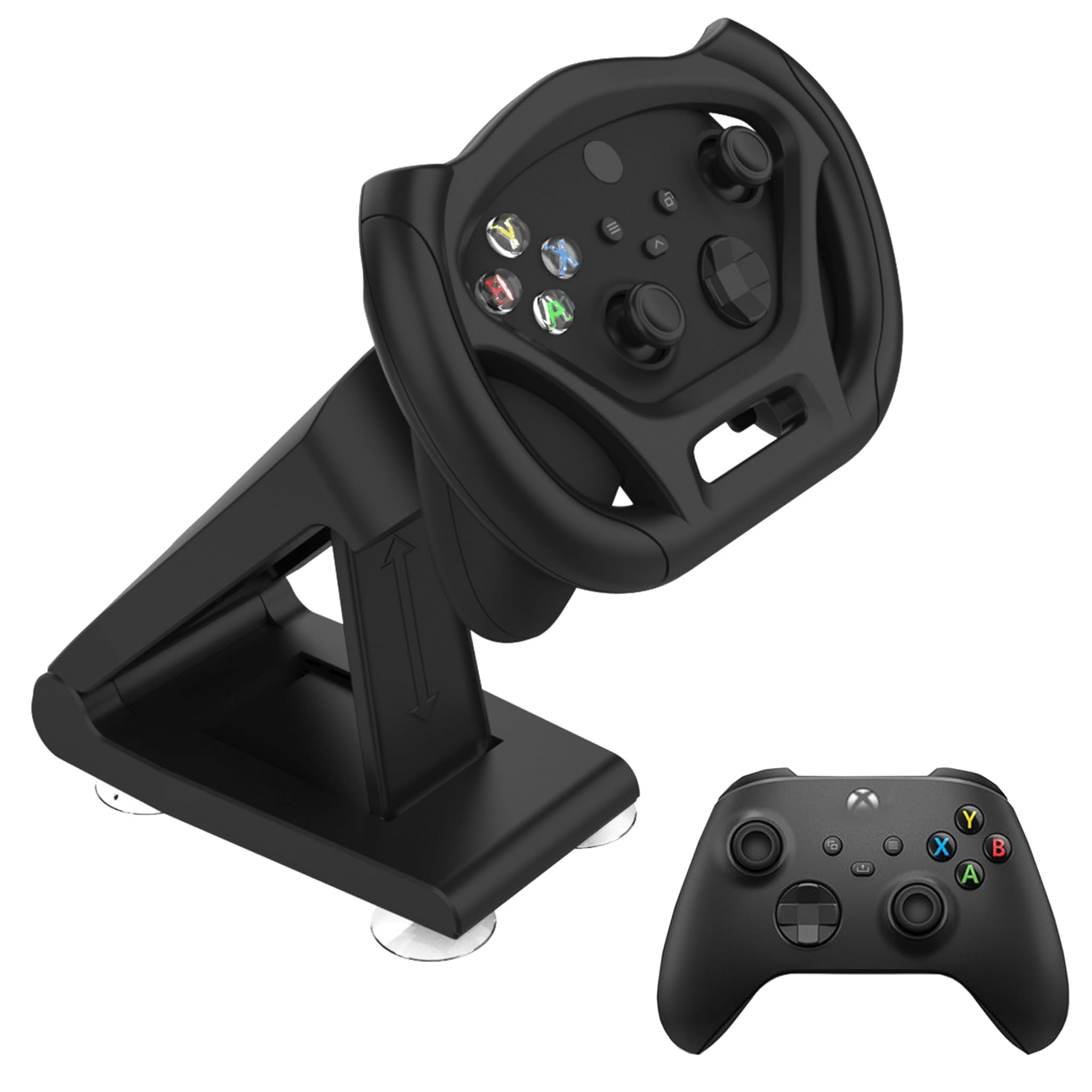 JOSO Volante Racing per Xbox con 4 Supporti a Ventosa