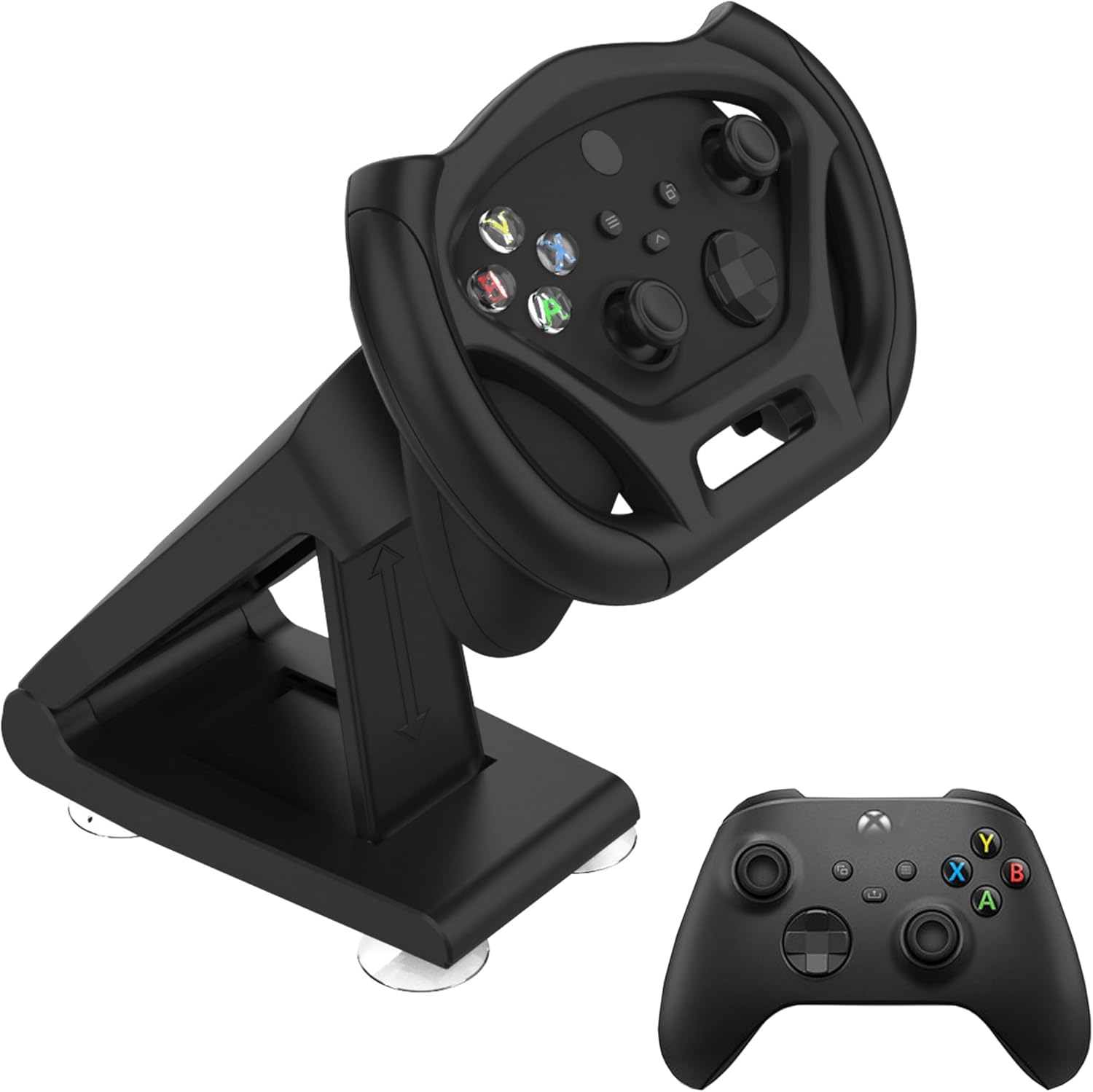 JOSO Volante Racing per Xbox con 4 Supporti a Ventosa - immagine 1
