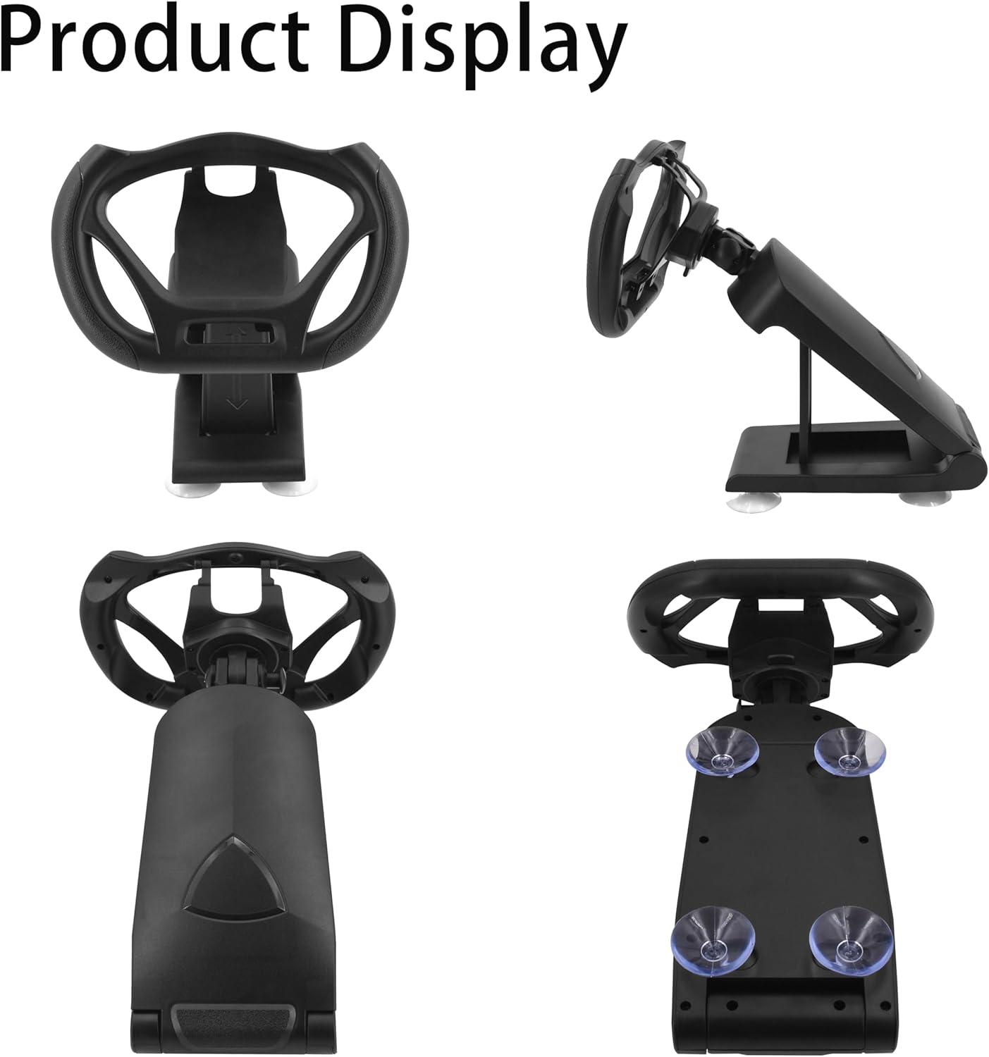 JOSO Volante Racing per Xbox con 4 Supporti a Ventosa - immagine 5