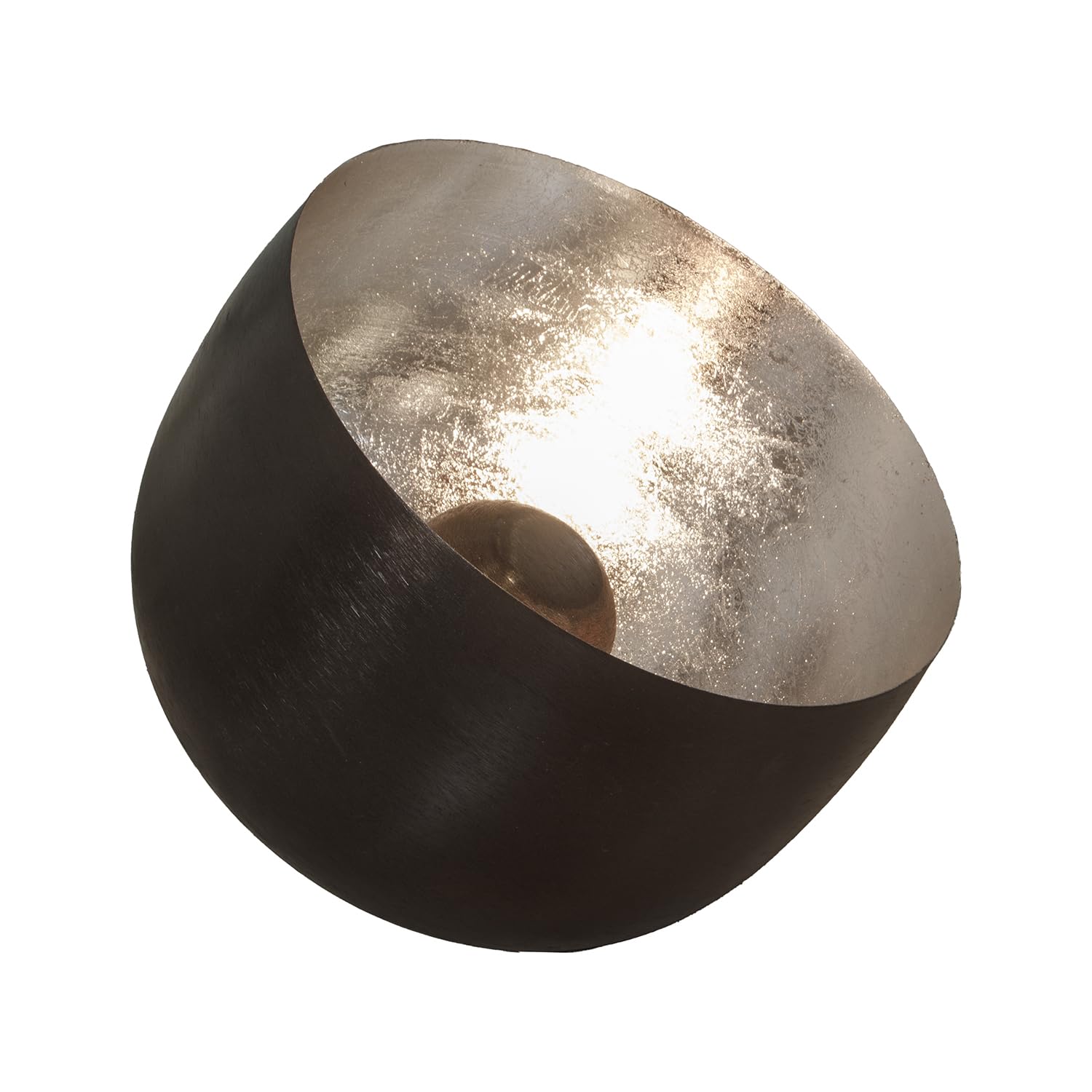 LÁMPARA SUELO/SOBREMESA METALNEGRO/PLATA 1XE27 MAX.25W NO I_°36X33CM