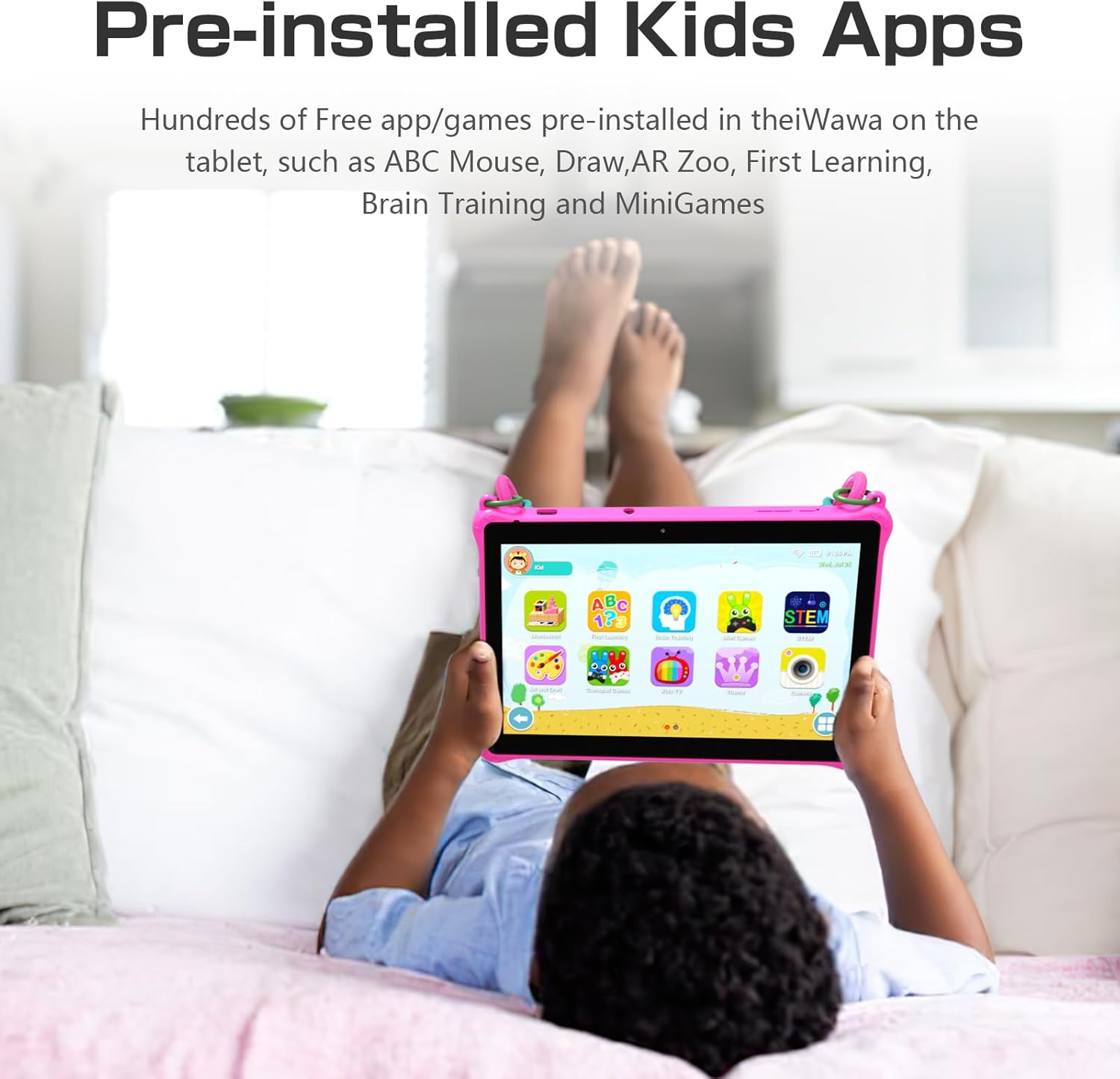 Pritom Tablet Android 13 da 10 pollici 64GB, Rosa - immagine 5