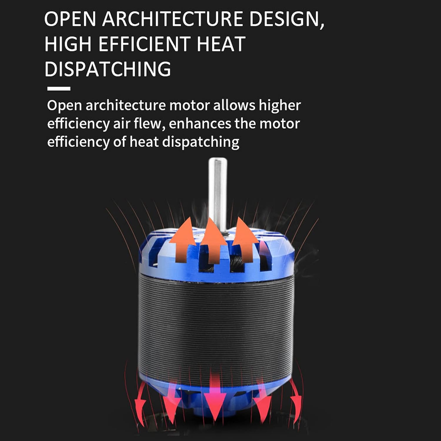 Chiciris Motore Brushless RC 4250 800KV 1250W - immagine 5