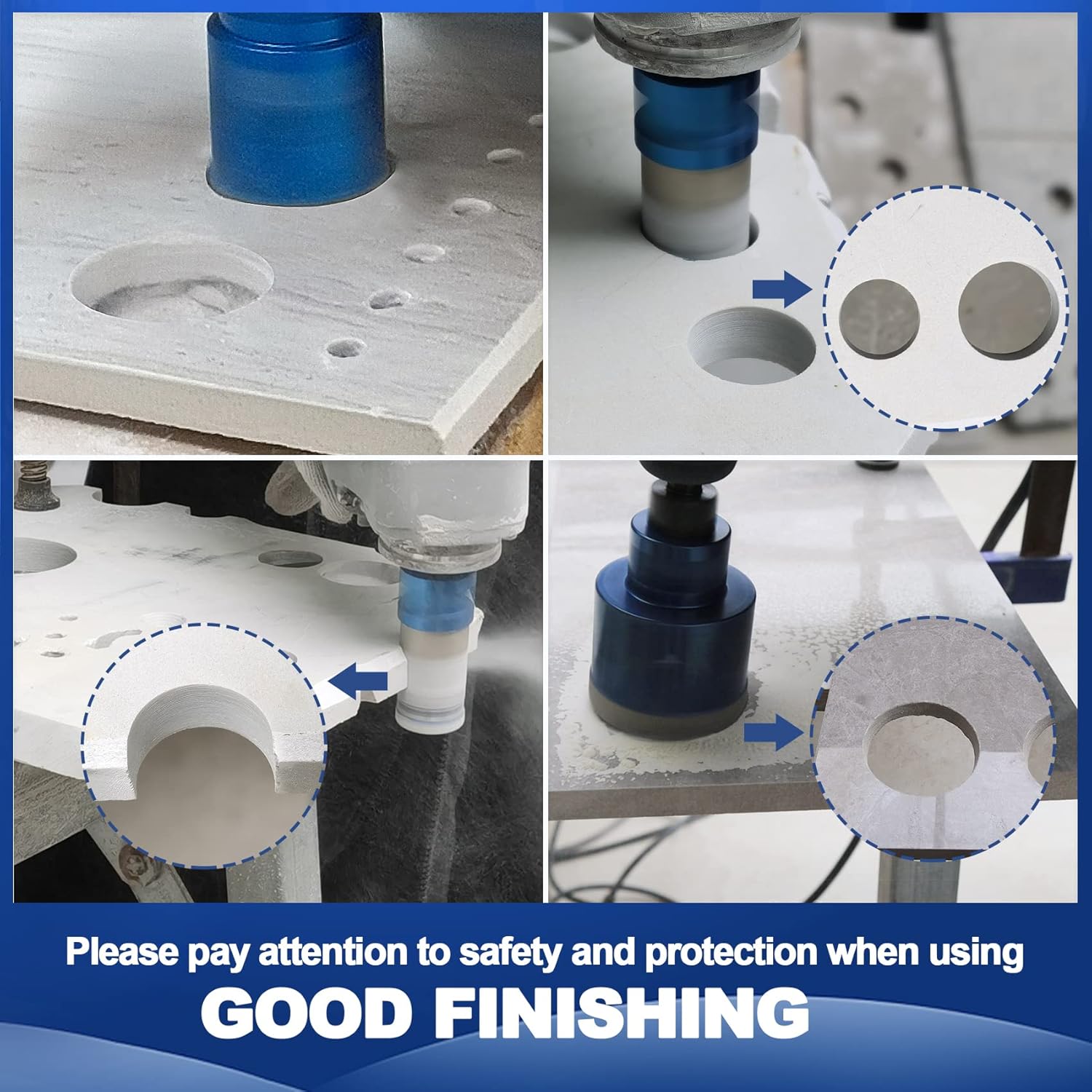 Brschnitt Set di Punte Diamantate per Piastrelle - immagine 4