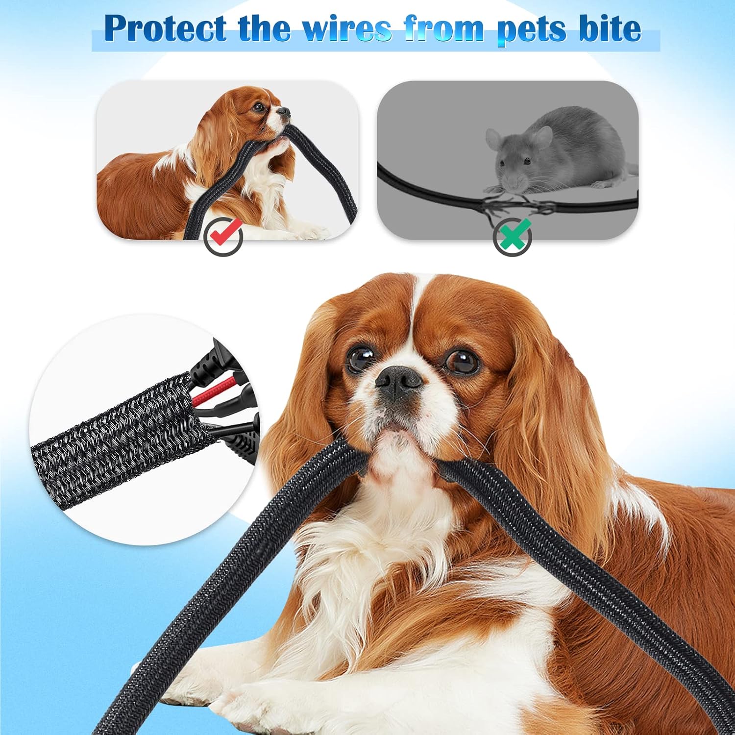 Romon Guaina Cavi Intrecciata 6M, Nera - immagine 6