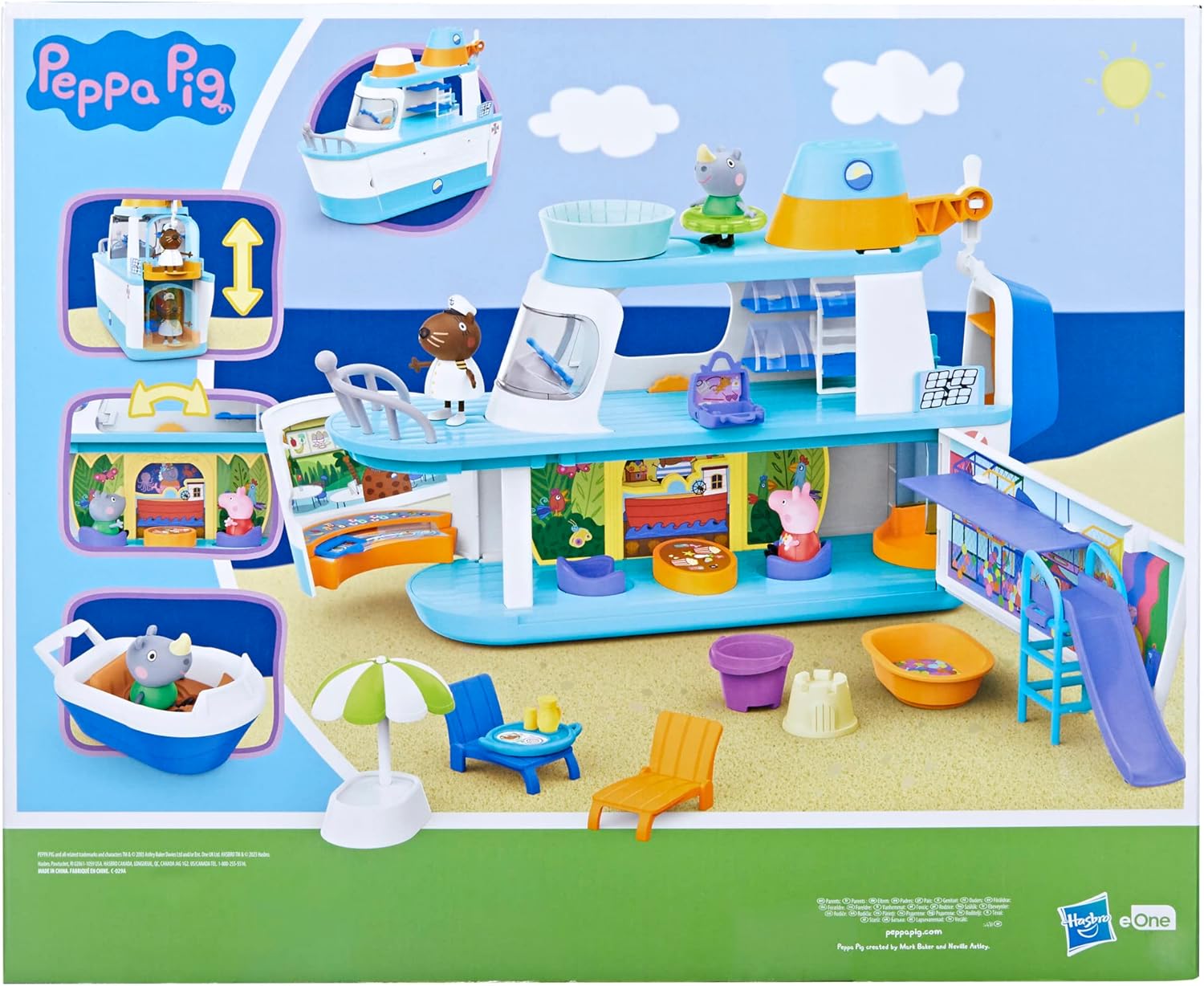Peppa Pig La Crociera - Playset 17 Pezzi - immagine 3