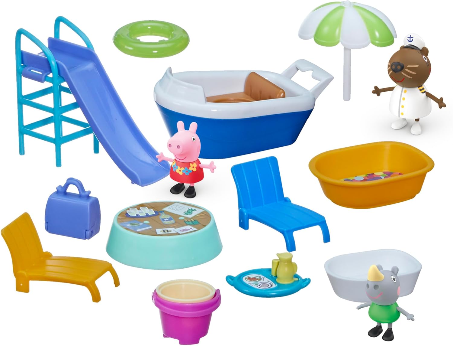 Peppa Pig La Crociera - Playset 17 Pezzi - immagine 6