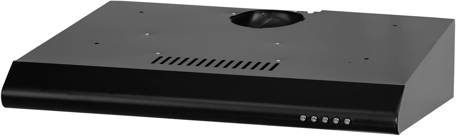 Cappa Aspirante Sottopensile 60cm, Nera, Classe C - immagine 2