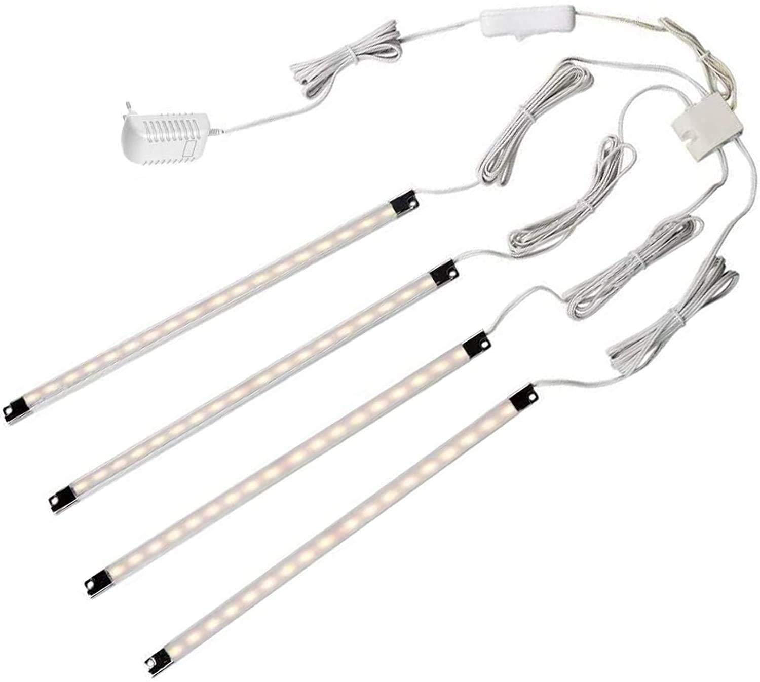 Cefrank 4 Pezzi Sottopensile a Barre Luminose LED