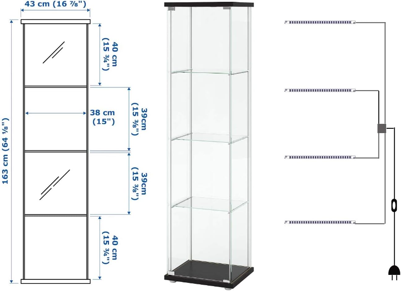 Cefrank 4 Pezzi Sottopensile a Barre Luminose LED - immagine 5