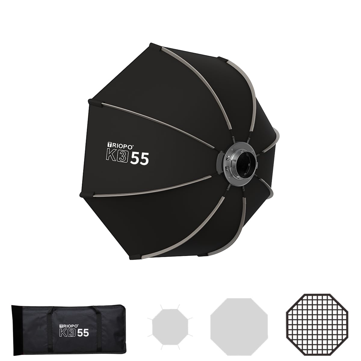 TRIOPO Softbox Ottagonale Portatile Bowens Mount