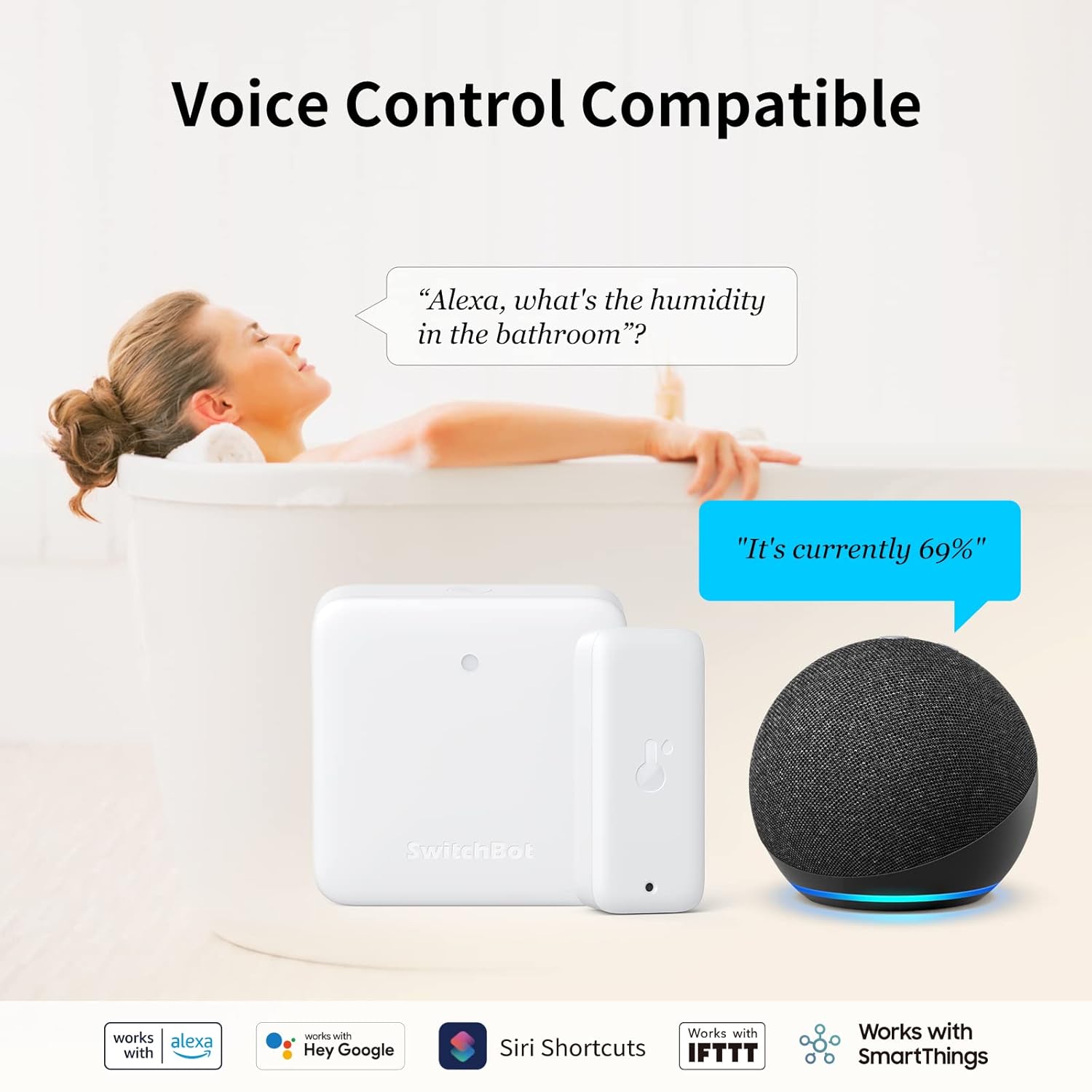 Switchbot Termometro Wi-Fi Igrometro 3 Pezzi con Hub Mini - immagine 6