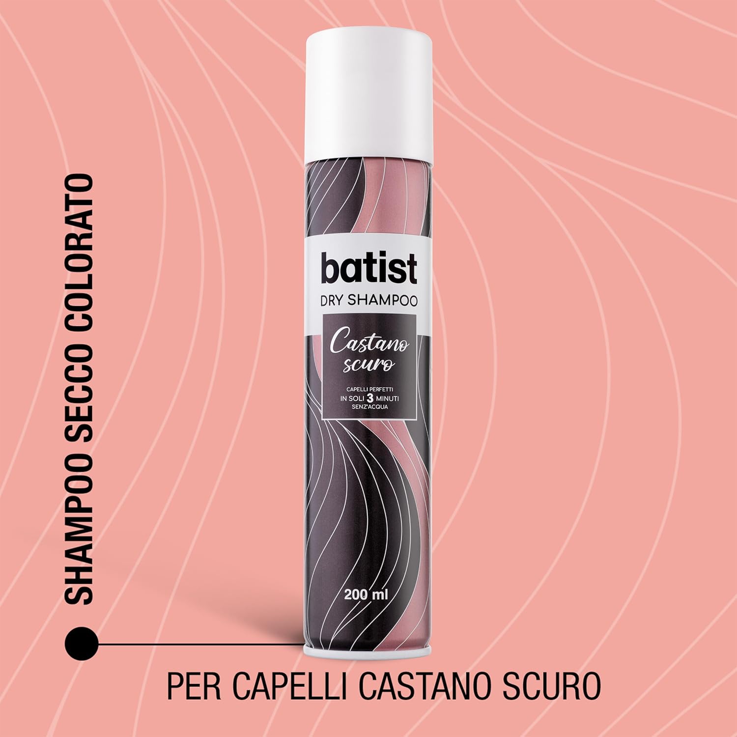 Batist Shampoo Secco Castano Scuro 2 x 200 ml - immagine 2