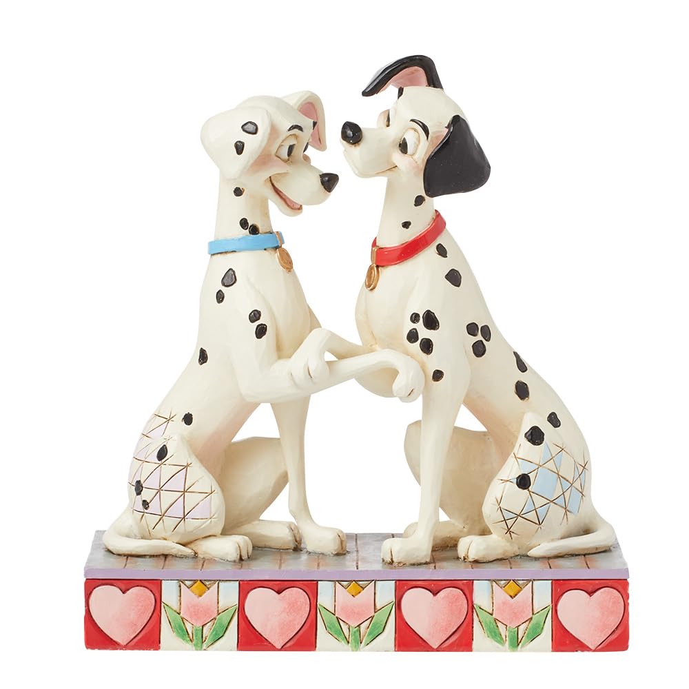 Disney Traditions Figurina La carica de 101 figurina Peggy e Pongo Collezione