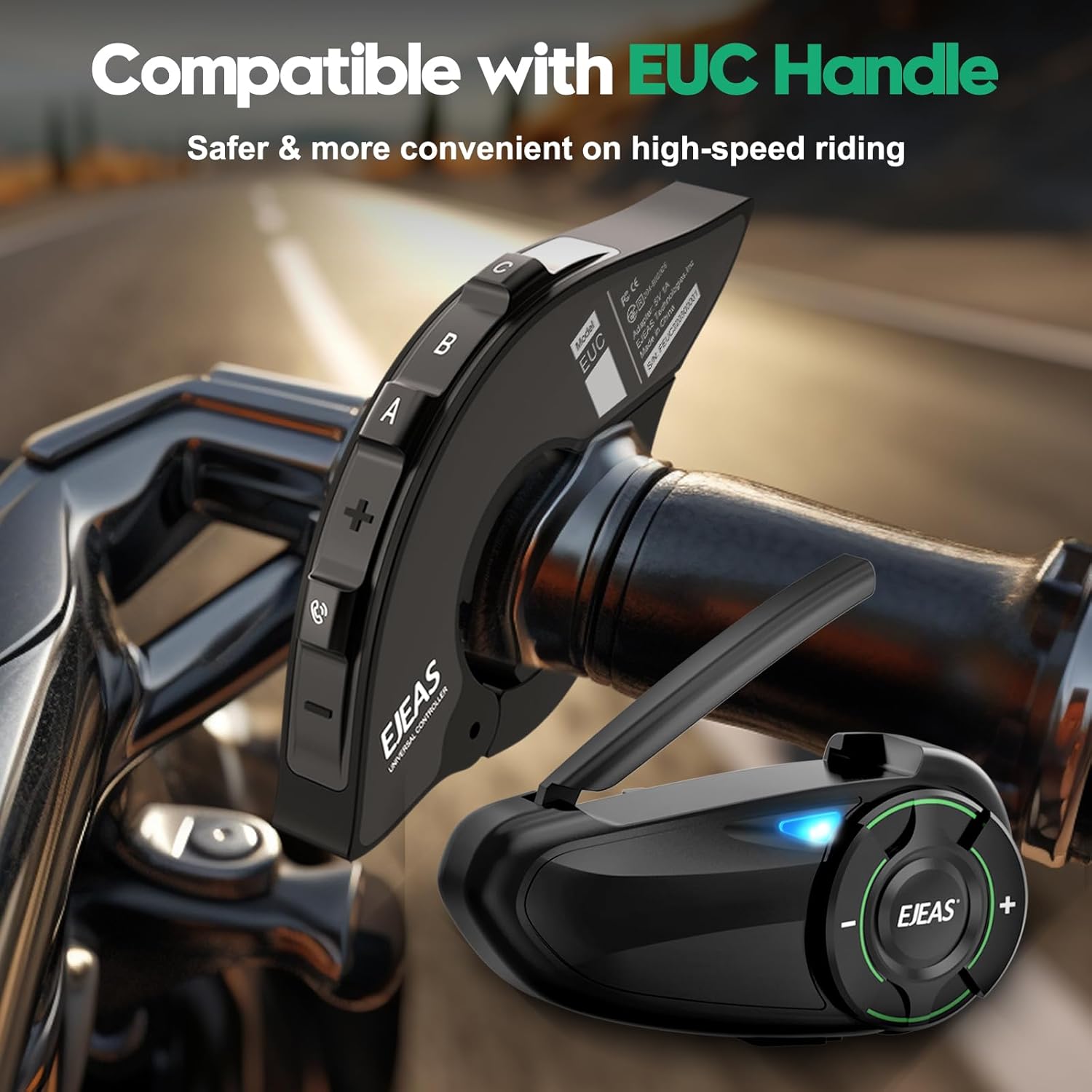 Ejeas Q8 Mesh Interphone Moto Bluetooth Couple - immagine 6