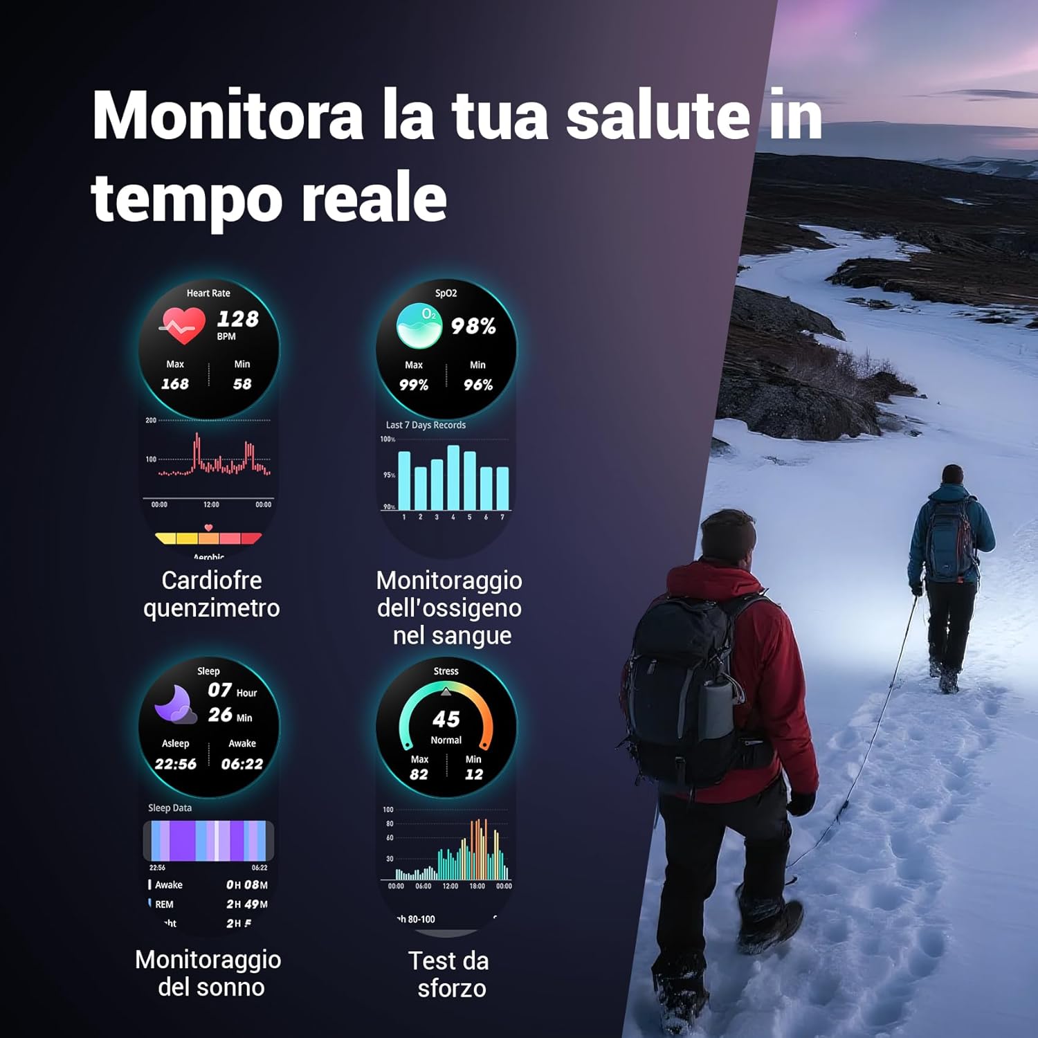 Blackview Smartwatch Uomo Militare con Chiamate Bluetooth - immagine 3