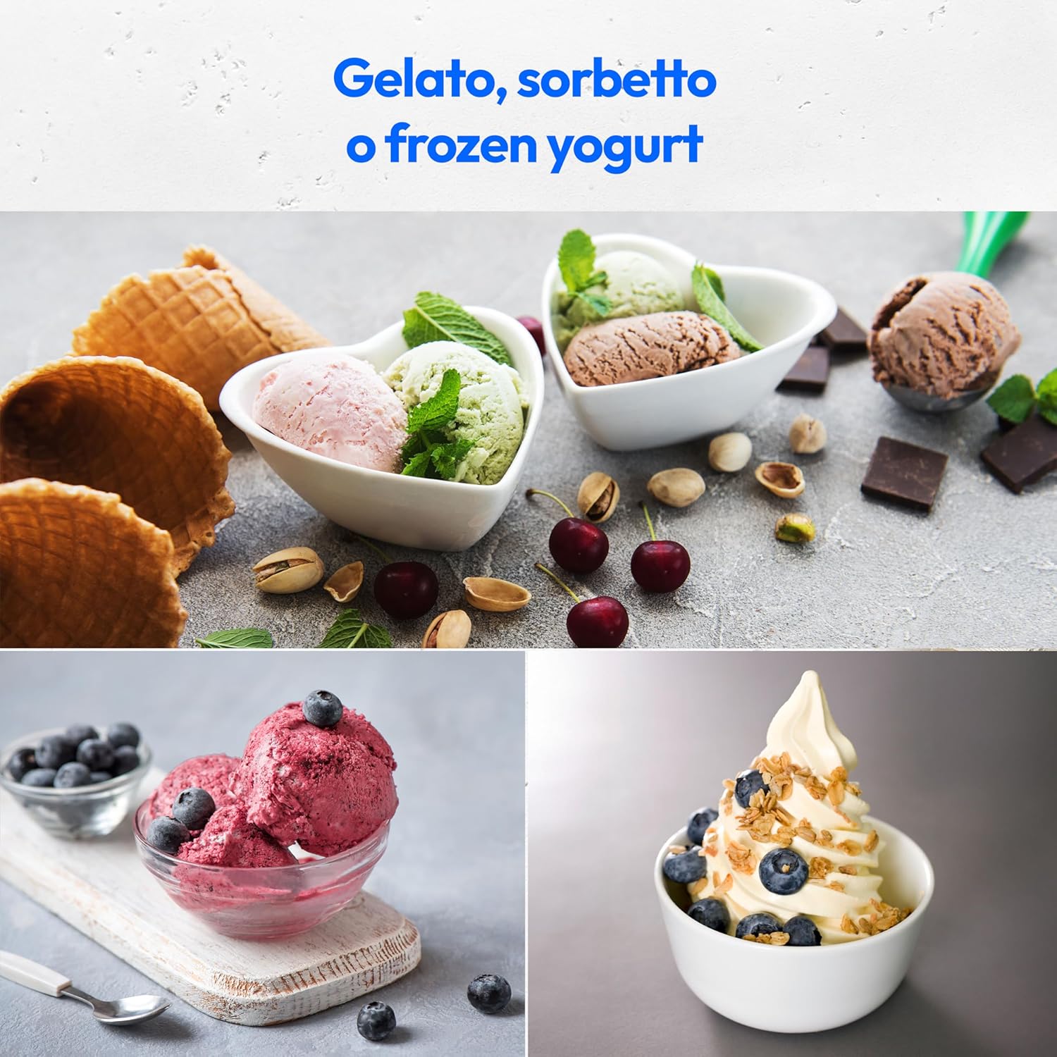 Medion Gelatiera con Compressore 1 Litro 100W - immagine 3