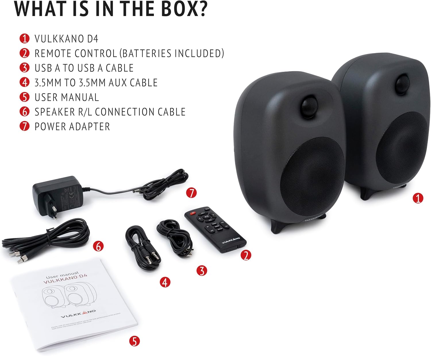 Vulkkano D4 Casse Computer Autoamplificate 80W - immagine 5