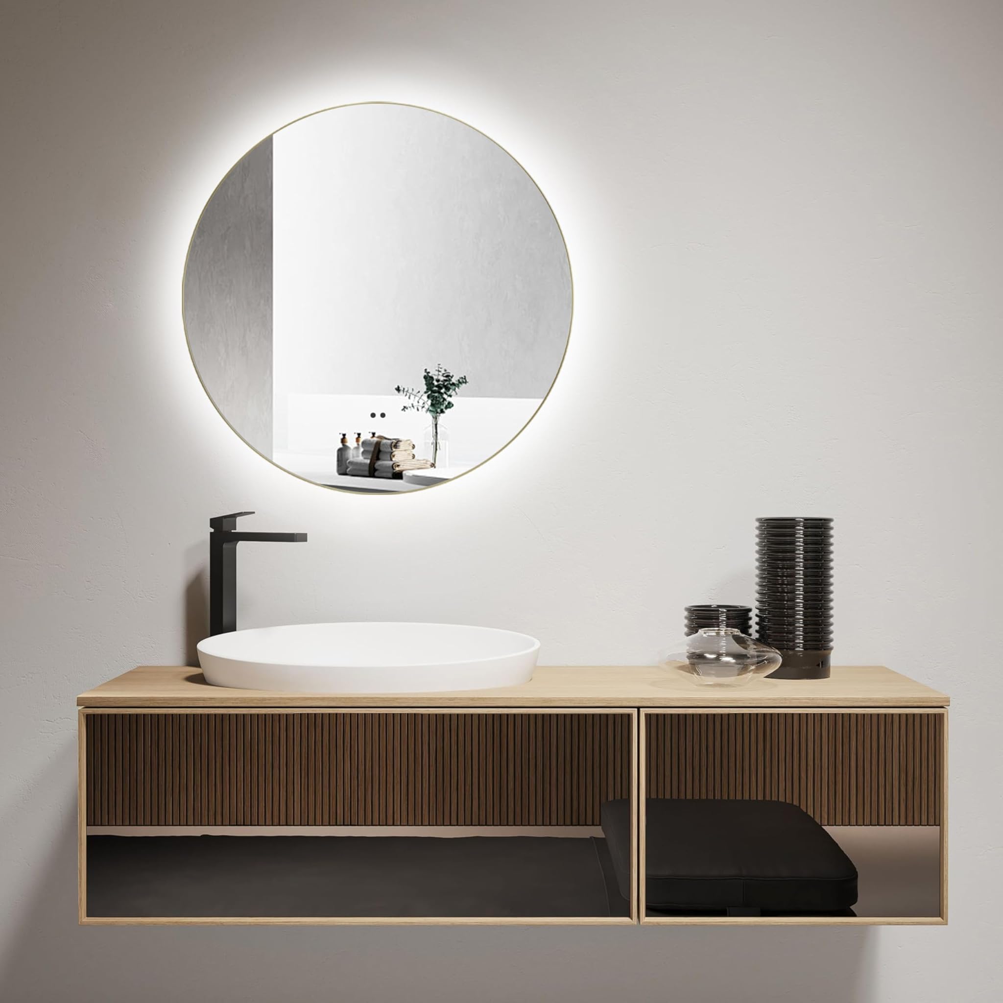 Talos Specchio Bagno LED Rotondo Verona Shine Ø 50cm