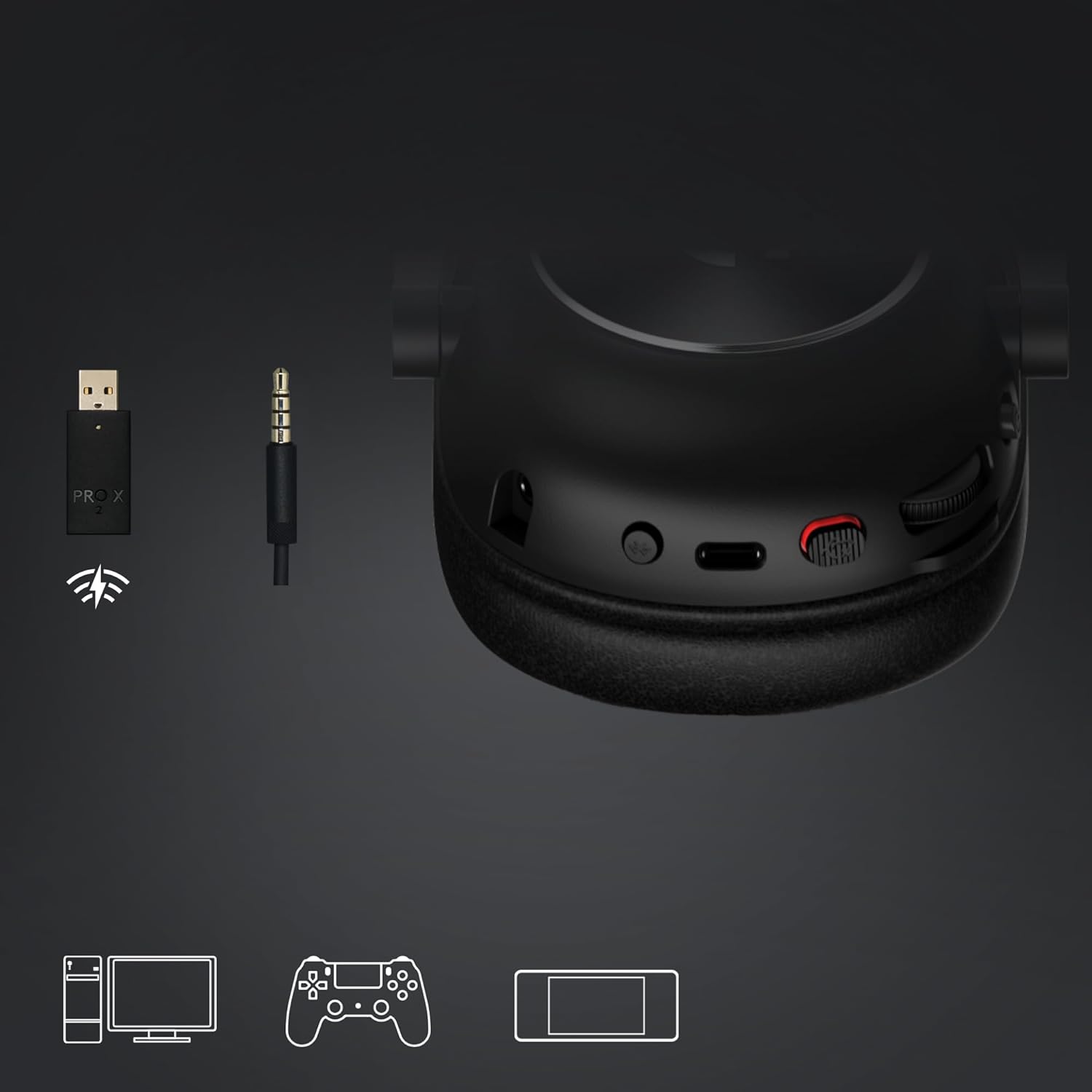 Logitech G PRO X2 Lightspeed - Cuffie Gaming Wireless, Bianco - immagine 5