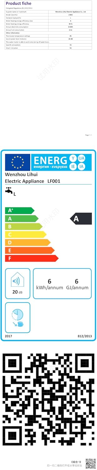 Scaldacqua Istantaneo Elettronico 6000W 220V, Sliver - immagine 8