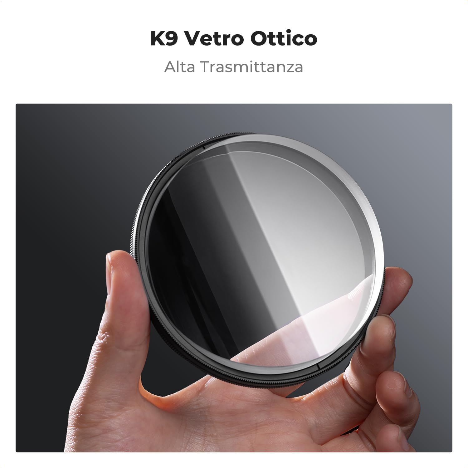 K&F Concept Filtro Prisma Lineare Medio 82mm - immagine 4