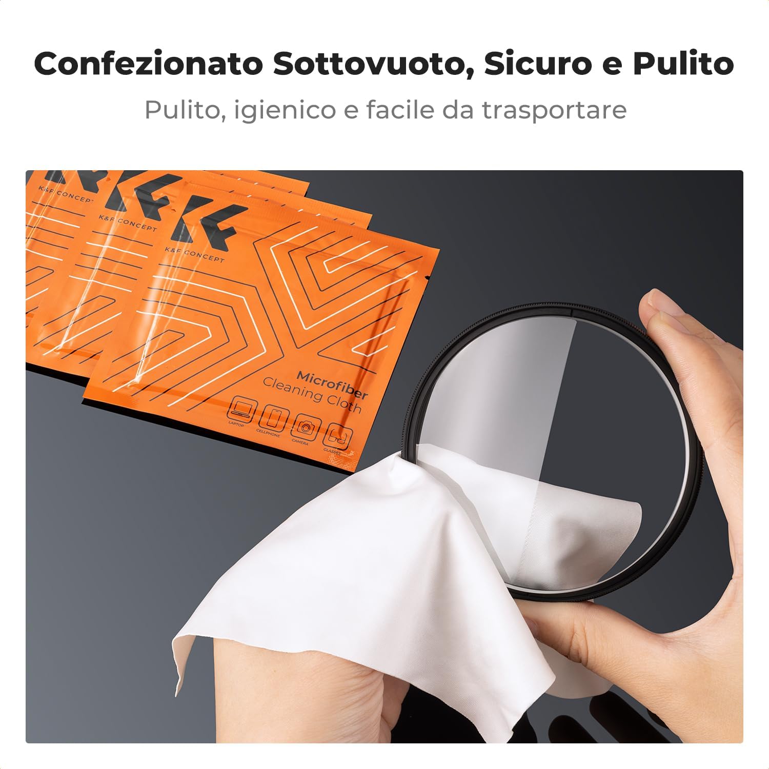 K&F Concept Filtro Prisma Lineare Medio 82mm - immagine 6