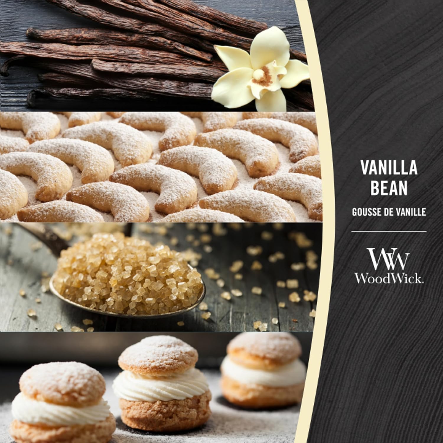 Woodwick Candela Profumata Media Lavender & Cedar - immagine 2