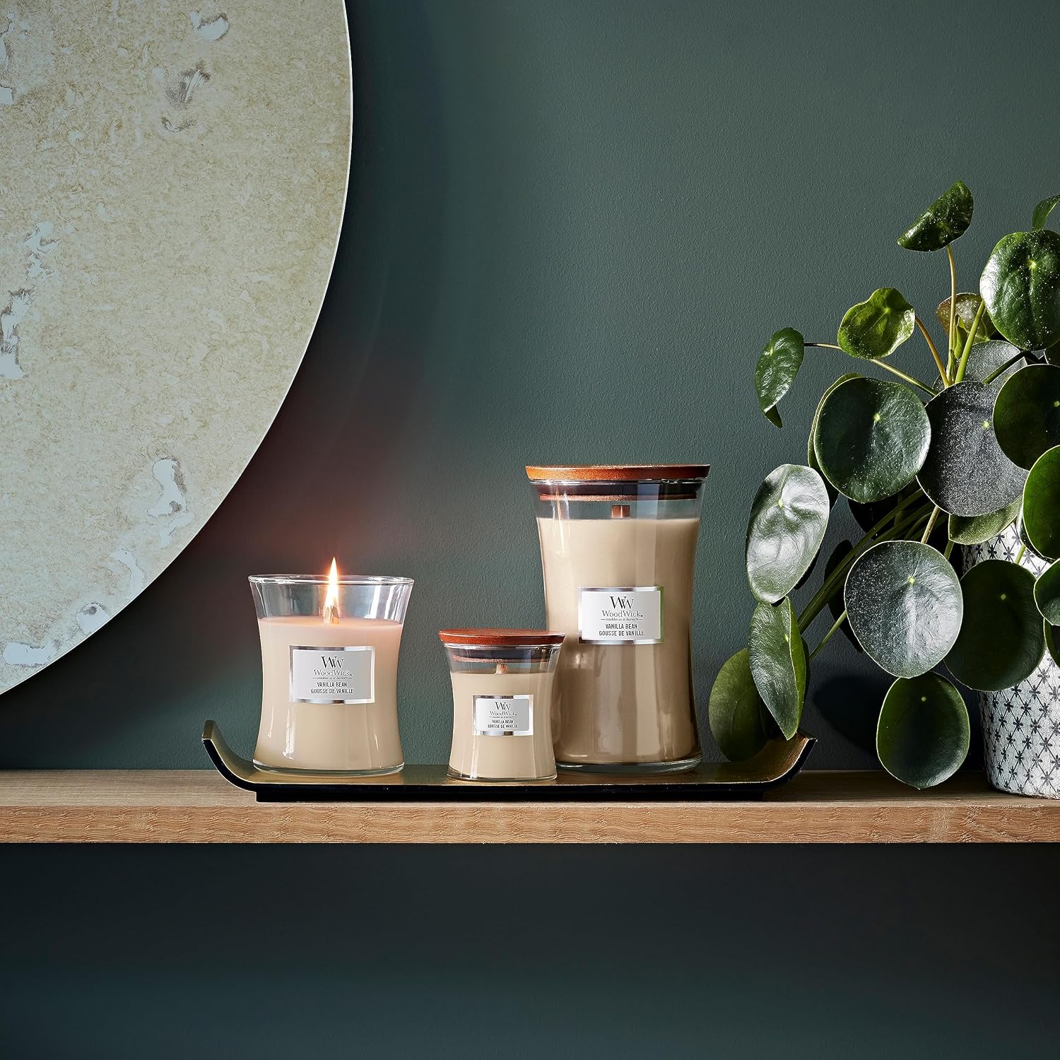 Woodwick Candela Profumata Media Lavender & Cedar - immagine 8