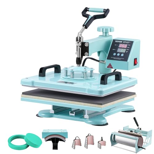 Vevor Macchina Trasferimento Termico 300x380mm 8 in 1, Verde