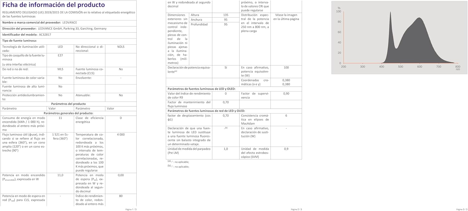 Osram LED Star GLOBE95 - Lampada LED E27 4000K - Set 6 - immagine 6