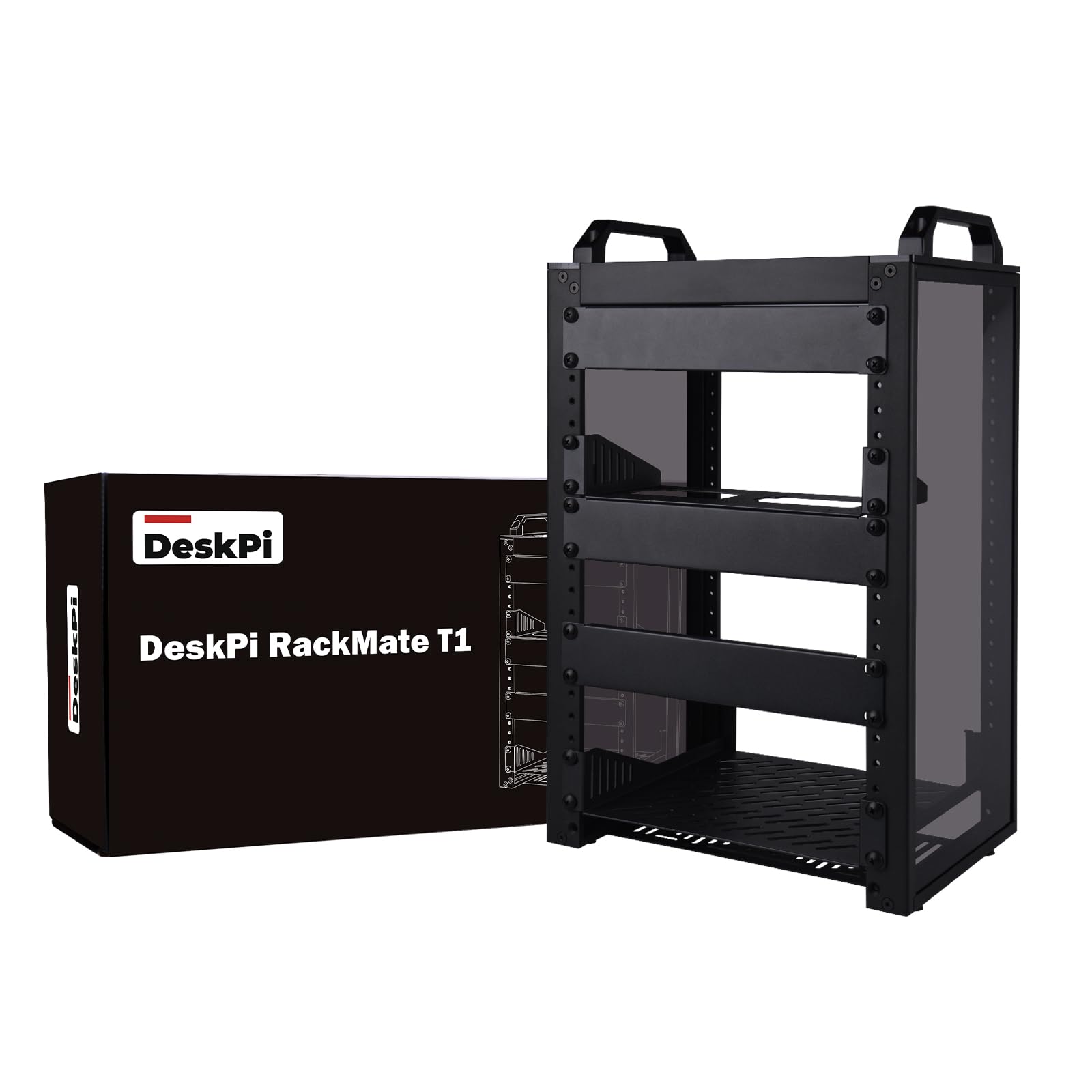 Geeekpi Cabinet di Rete 10 Pollici RackMate T1, Nero