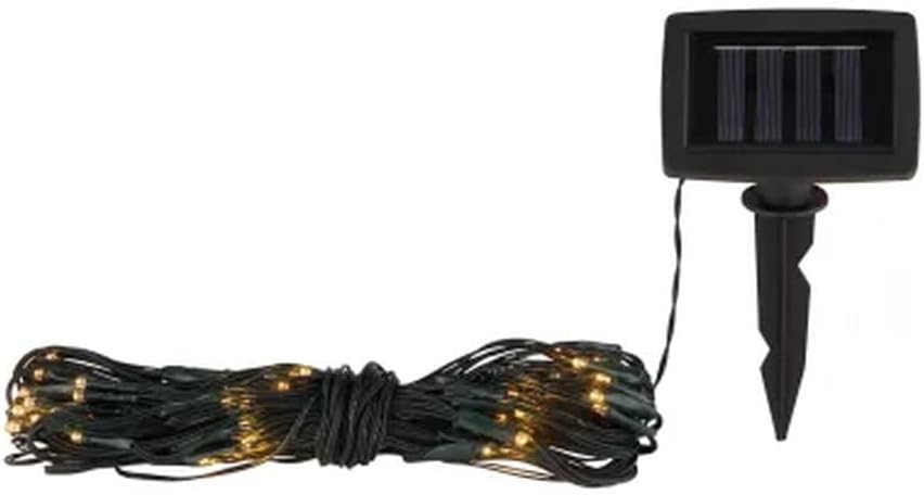 WatioWave Tenda solare LED 100 luci 3000 K 110 x 90 cm IP44