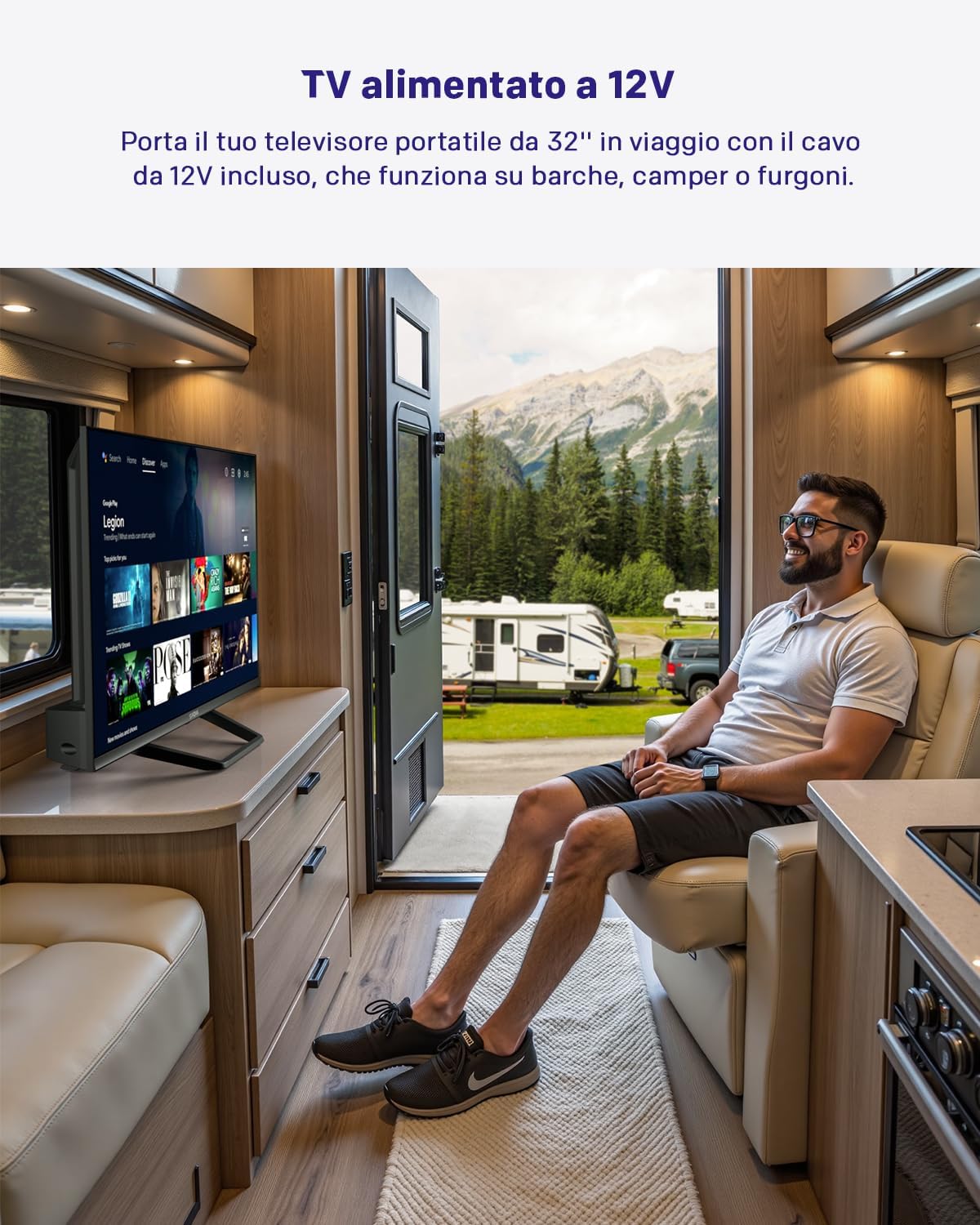 Strong SRT32HG4723C 32'' TV HD 12V - immagine 3