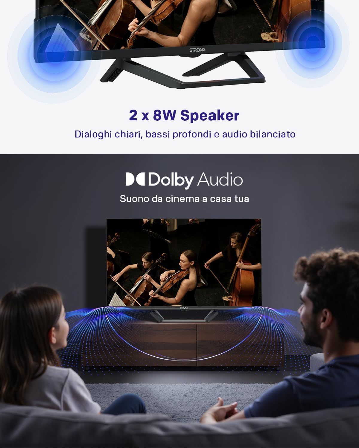 Strong SRT32HG4723C 32'' TV HD 12V - immagine 5