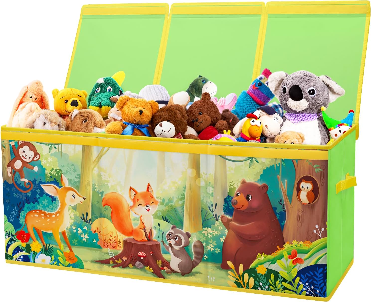 Scatola Giocattoli Large Pieghevole con Coperchio