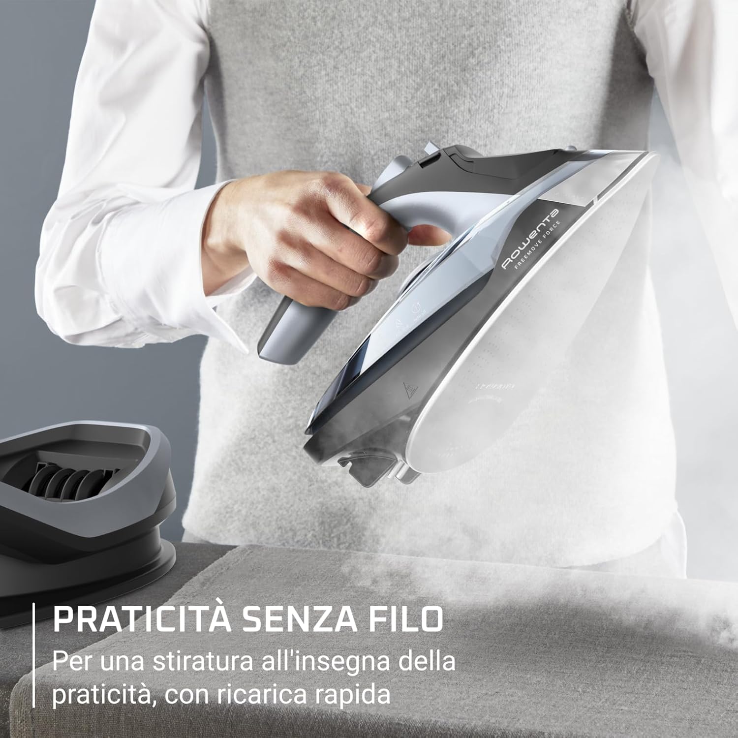 Rowenta Freemove Force - Ferro da Stiro a Vapore Senza Filo - immagine 4
