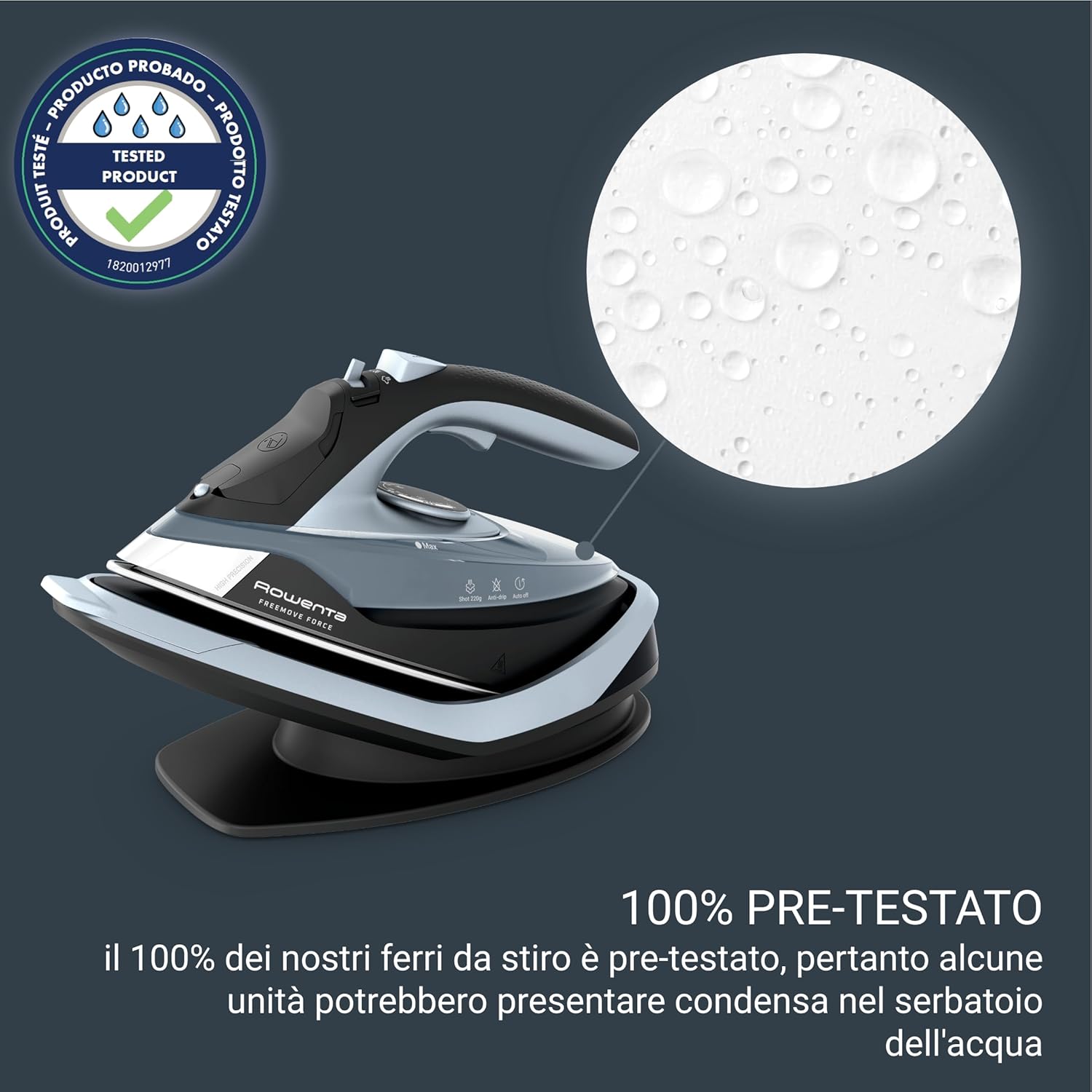 Rowenta Freemove Force - Ferro da Stiro a Vapore Senza Filo - immagine 7