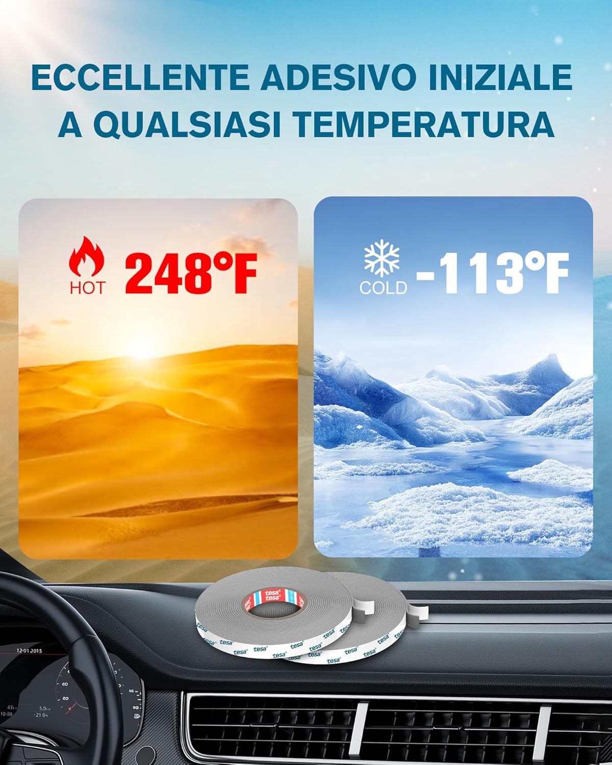 Emitever Nastro Biadesivo Extra Forte 11mX10mm - immagine 6