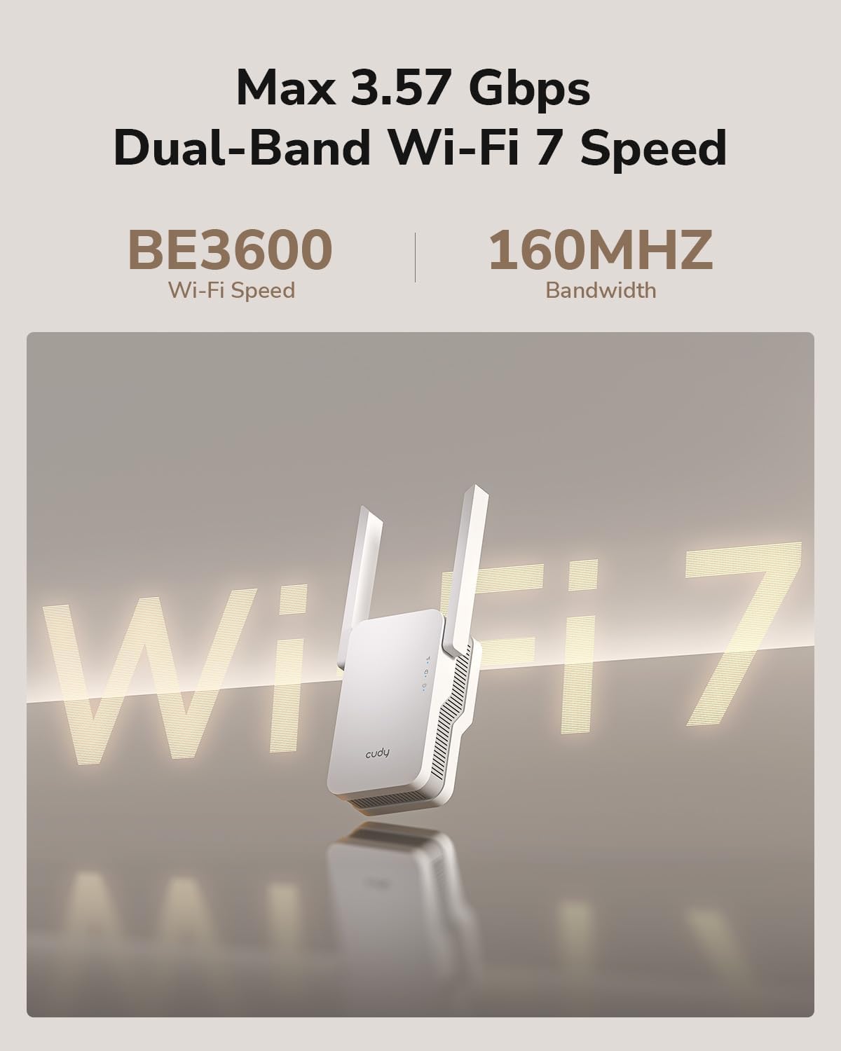 Cudy BE3600 Dual Band Wi-Fi 7 Ripetitore Segnale - immagine 3