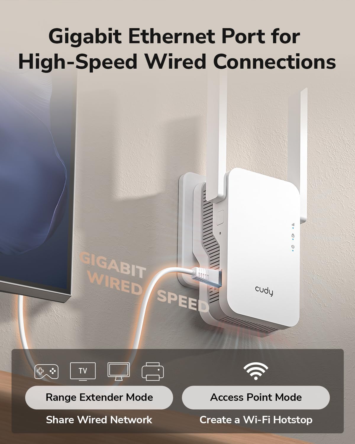 Cudy BE3600 Dual Band Wi-Fi 7 Ripetitore Segnale - immagine 4