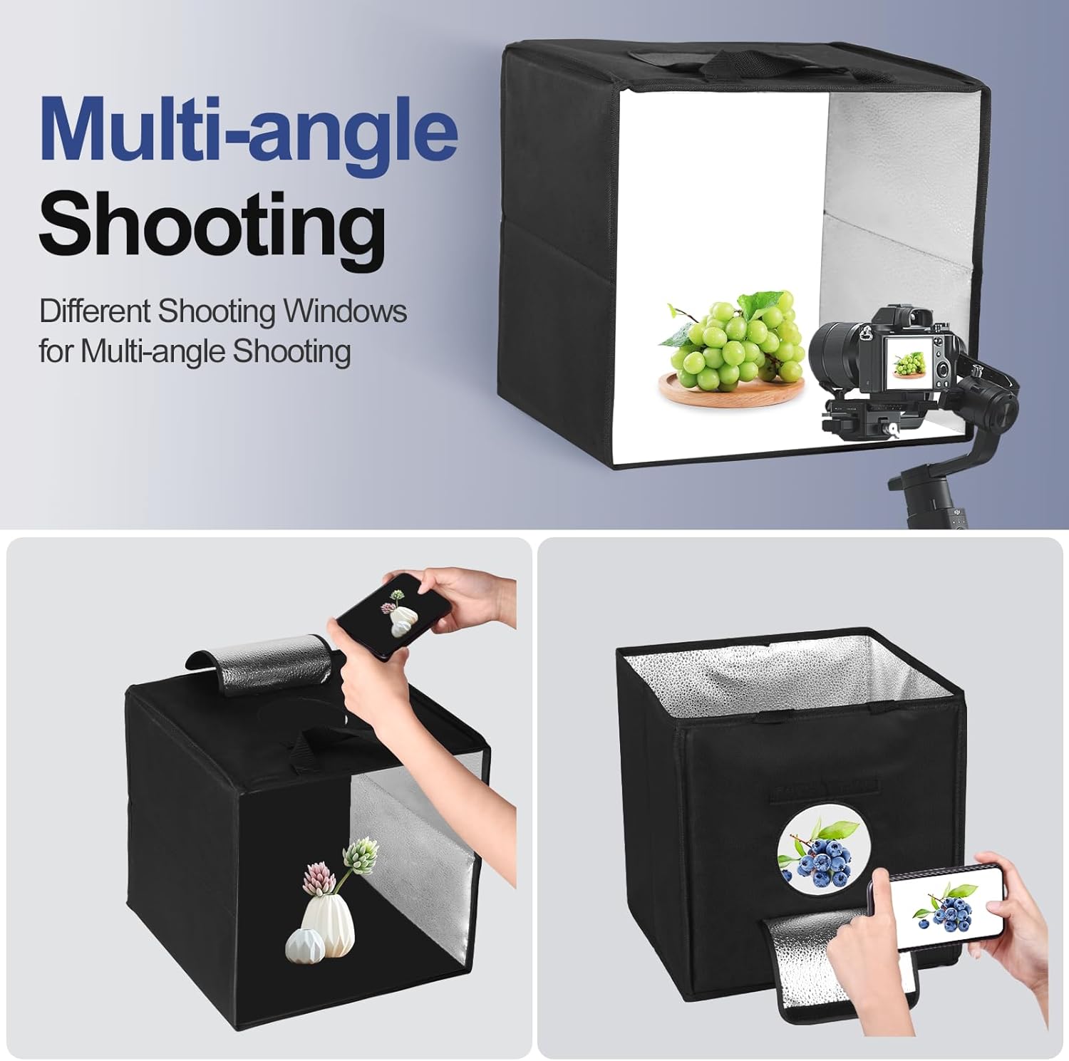 Emart Light Box Studio Fotografico 40x40 cm - immagine 5