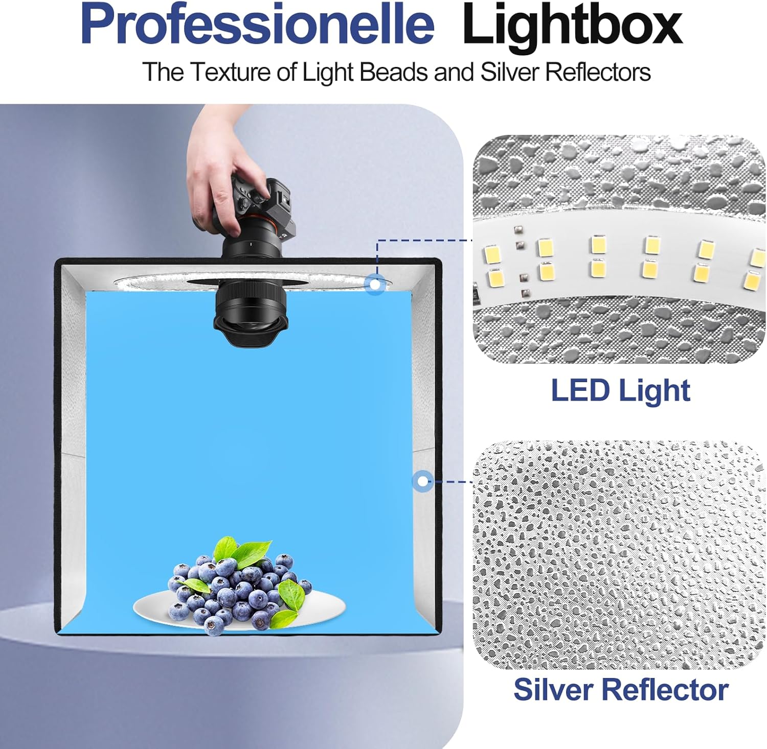 Emart Light Box Studio Fotografico 40x40 cm - immagine 6