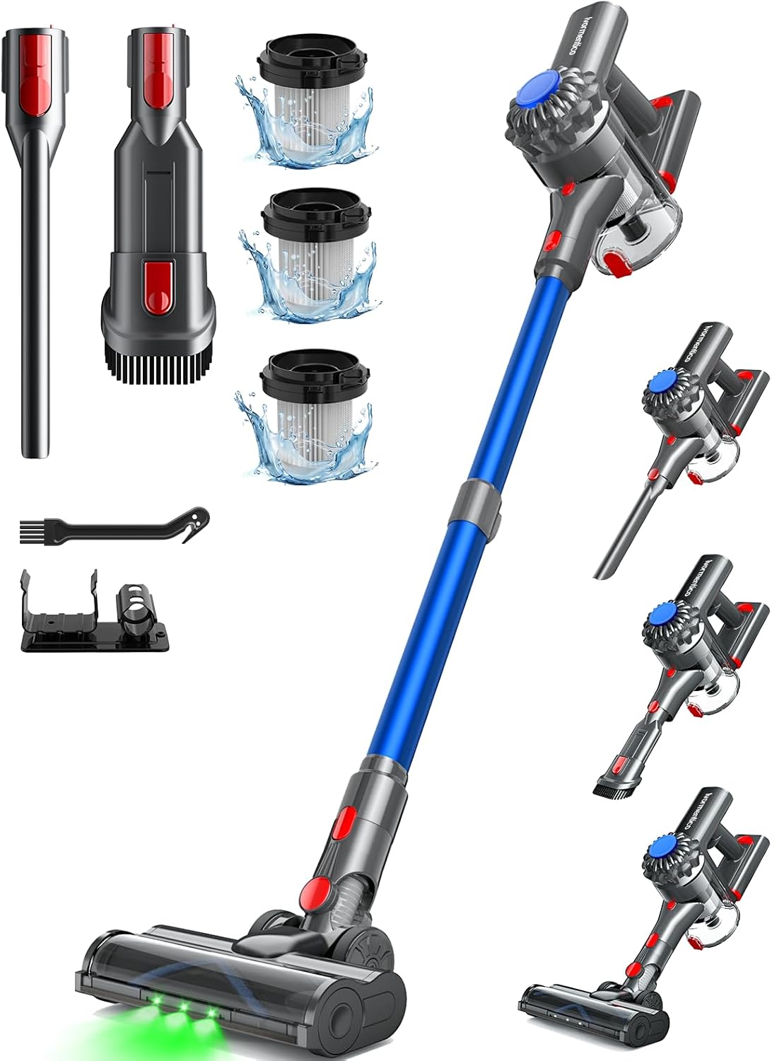 Ivormentico Aspirapolvere Senza Fili 50min/450W/40KPA, Blu - immagine 1