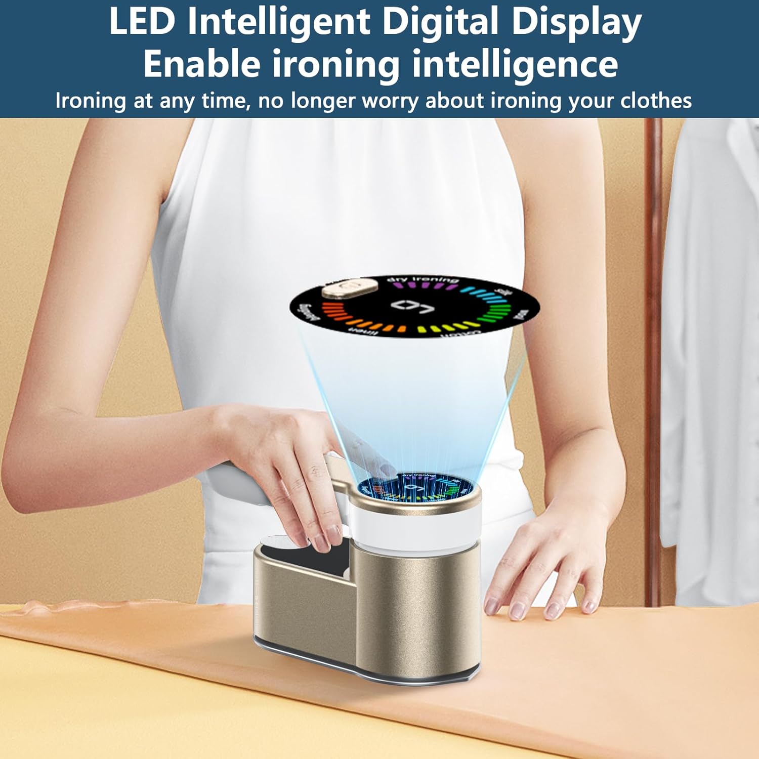 Ferro da Stiro Portatile 2 in 1 da Viaggio 1200W - immagine 6