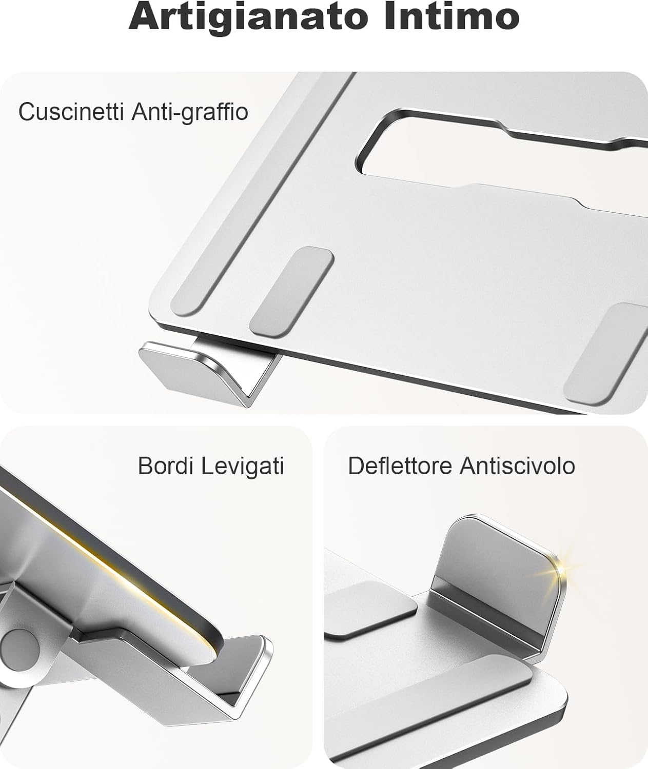 Babacom Supporto PC Portatile Ergonomico da Scrivania - immagine 5