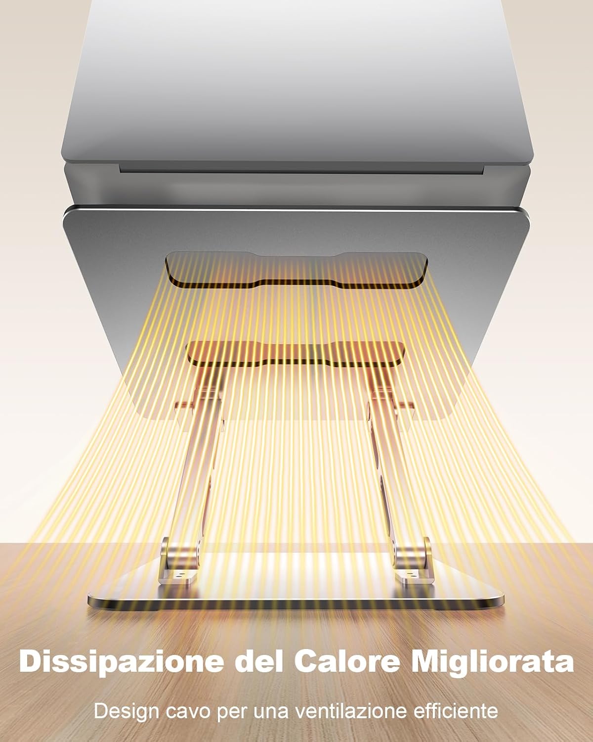 Babacom Supporto PC Portatile Ergonomico da Scrivania - immagine 6